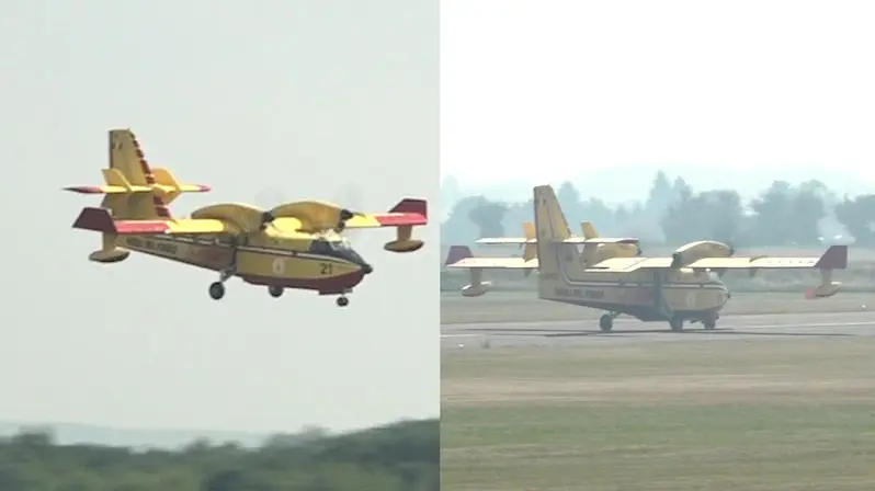 In Repubblica Ceca sono arrivati ​​aerei dei vigili del fuoco italiani